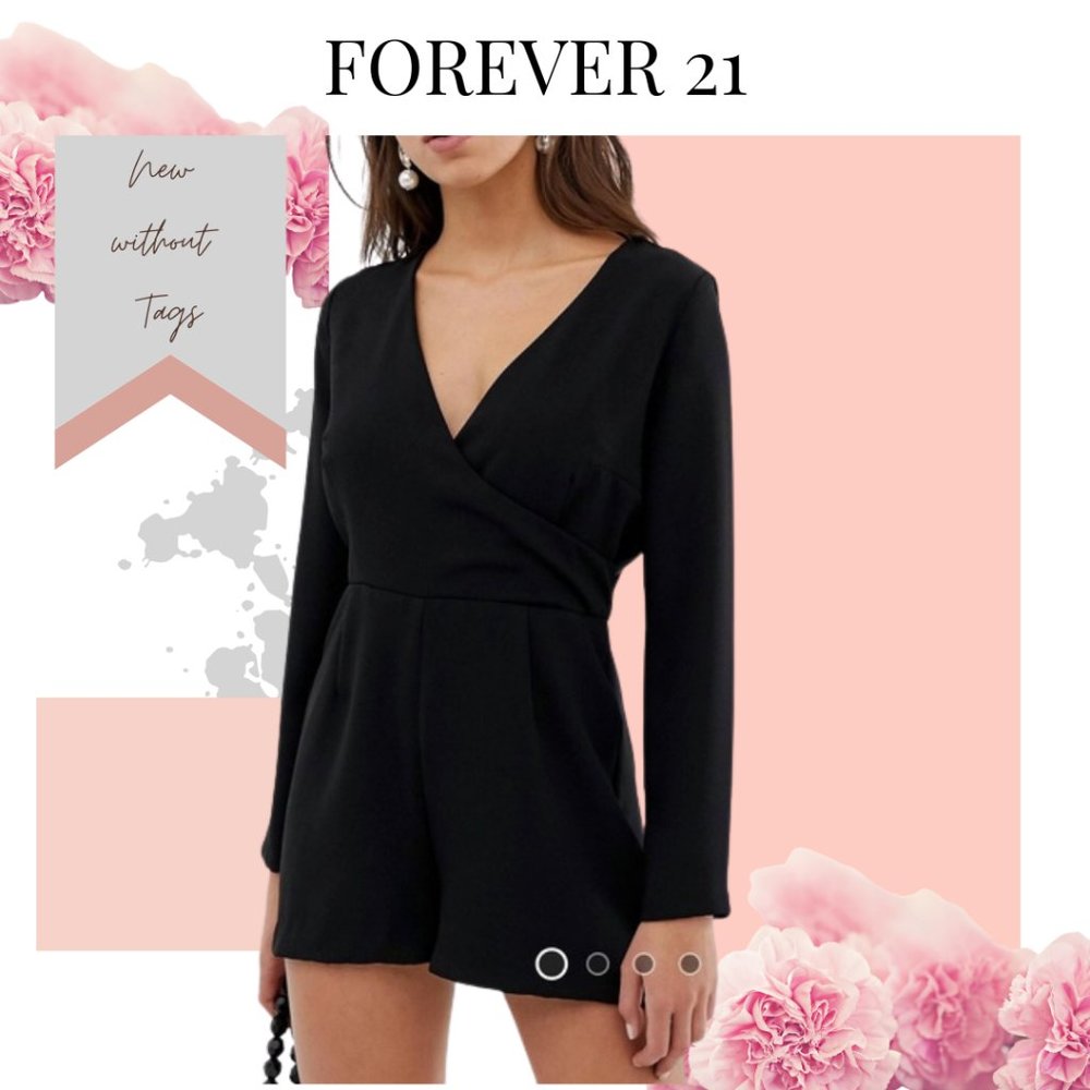 Black Forever 21 Romper